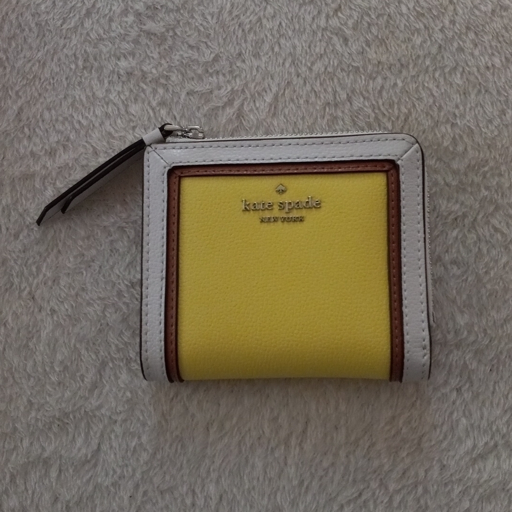 Kate Spade Patterson Drive Geraldine Limelight Tote Bag & Matching Wallet - Picture 3 of 16